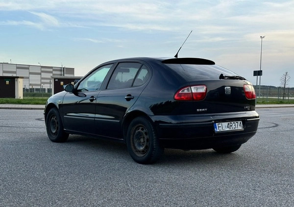 Seat Leon cena 6000 przebieg: 240000, rok produkcji 2003 z Zgierz małe 154